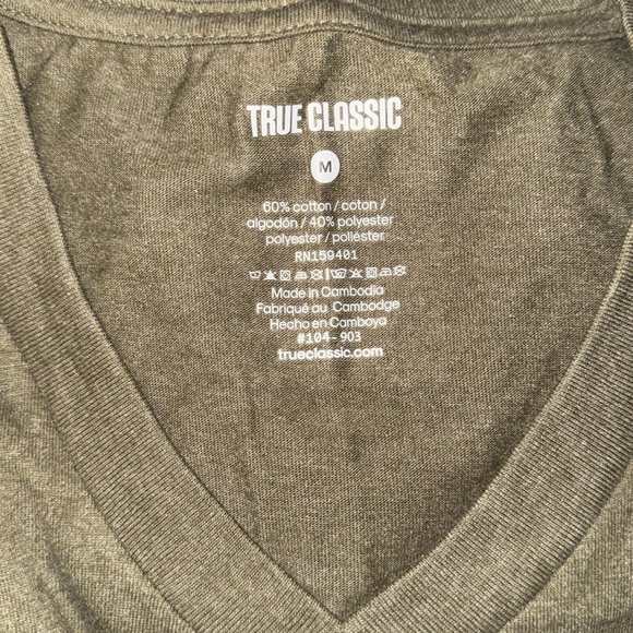 True‎ Classic v-neck t-shirt - Picture 5 of 7